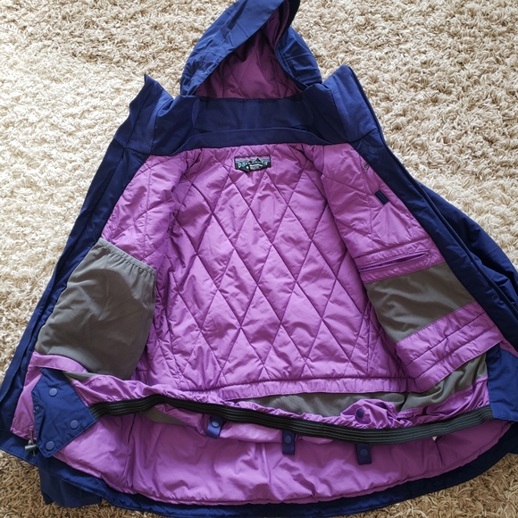 Patagonia H2No Insulated Outskirts ski jacket small purple/blue - Picture 11 of 16